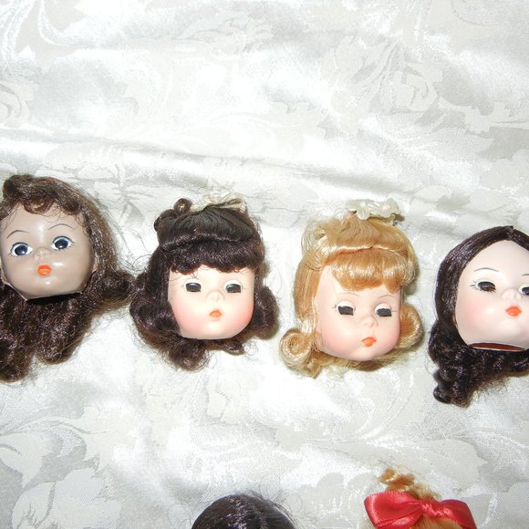 8" Wendy Madame Alexander doll  heads for replacement or customize - Picture 2 of 8